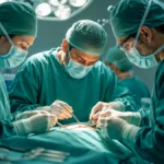 Χειρούργοι με πράσινες στολές