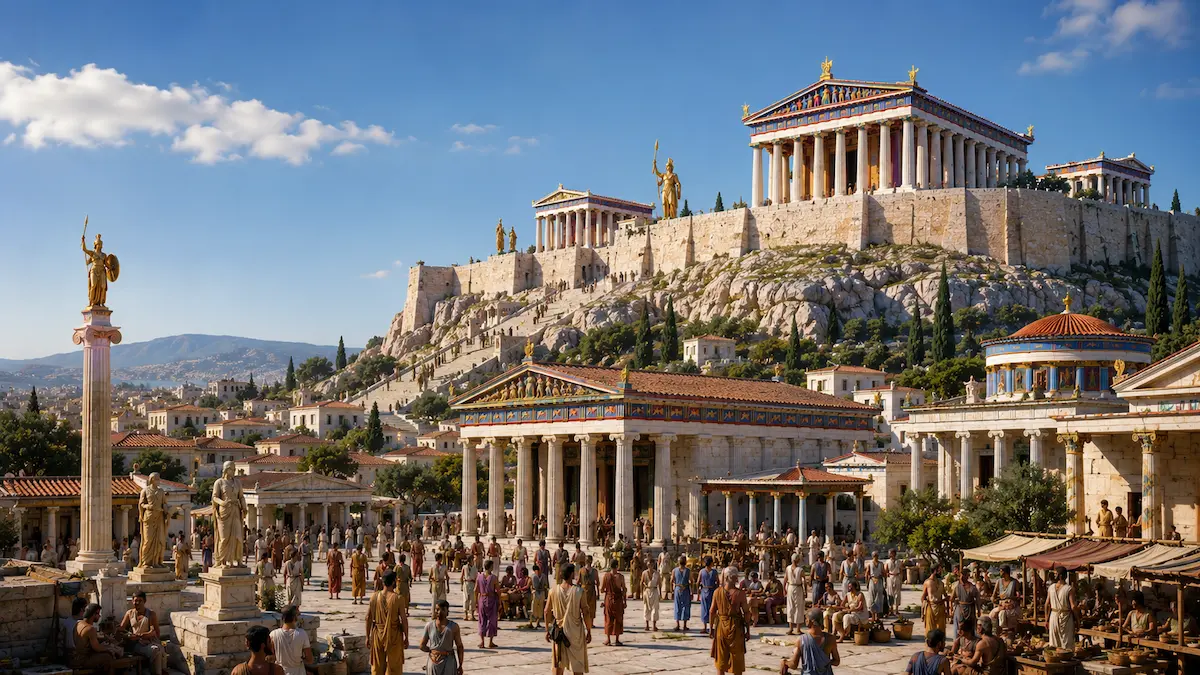 Αναπαράσταση αρχαίας Αθήνας